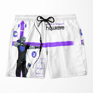 Hawkeye Classic Arrow Brushed Avengers Shorts