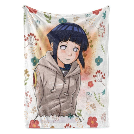 Hinata Hyuuga Cute Kawaii Naruto Blanket-Blanket-Blanket,Hinata Hyuga,Naruto,Naruto Blanket,Naruto Shippuden