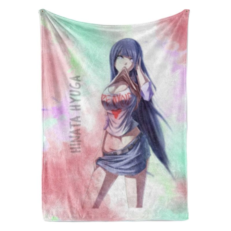 Hinata Hyuuga Kawaii Hot Naruto Blanket-Blanket-Blanket,Hinata Hyuga,Naruto,Naruto Blanket,Naruto Shippuden