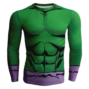 Hulk Costume 3D Printed Hulk Long Sleeve Shirt