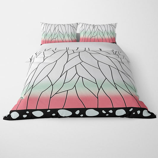 Kocho Shinobu Insect Hashira Pattern Duvet Cover Bedding
