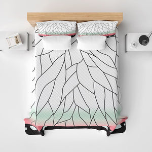 kocho Shinobu Insect Hashira Demon Slayer Bedspread Quilt Set