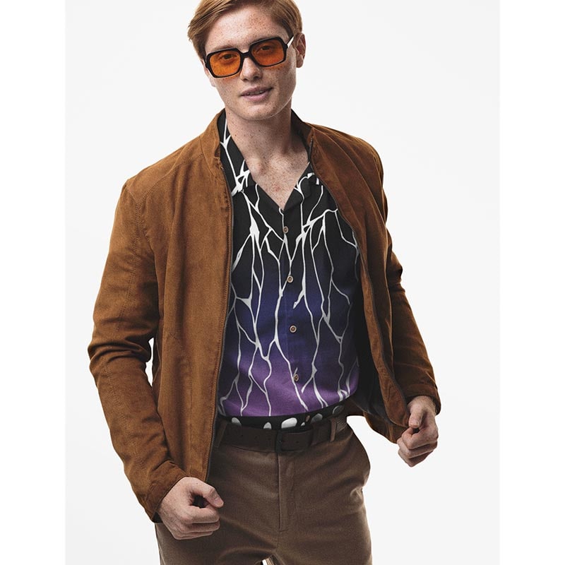 Buy Demon Slayer Shinobu Insect Pillar Dark Pattern Button Up Hawaiian Shirt