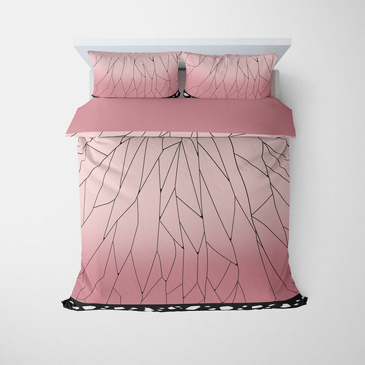 Demon Slayer kochou Shinobu Hashira Pattern Comforter Set