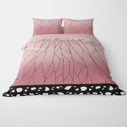 kocho Shinobu Insect Pillar Demon Slayer Pattern Duvet Cover Bedding