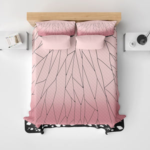 Demon Slayer kocho Shinobu Insect Hashira Bedspread Quilt Set