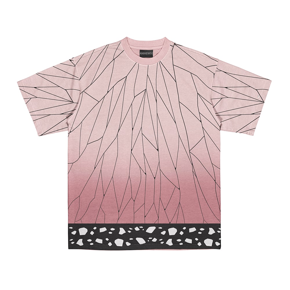 kocho Shinobu Insect Pillar Demon Slayer pink Pattern T-Shirt