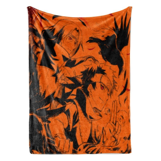 Itchi Uchiha Genjutsu Premium Brushed Naruto Blanket