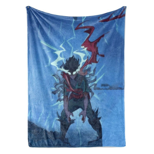 Izuku Midoriya One For All Takeover My Hero Academia Blanket-My Hero Academia-Blanket,My Hero Academia,My Hero Academia Blanket