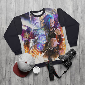 Jin VI Arcane Brushed League of Legends Sweatshirt