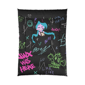 Jinx Graffiti Arcane Comforter Bedding