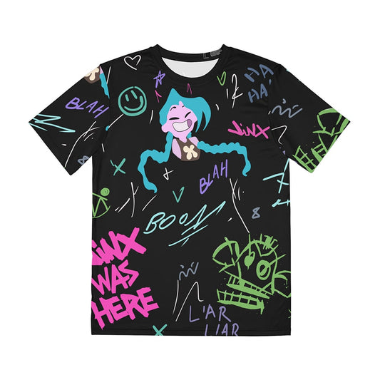 Jinx Graffiti Arcane League of Legends T-Shirt