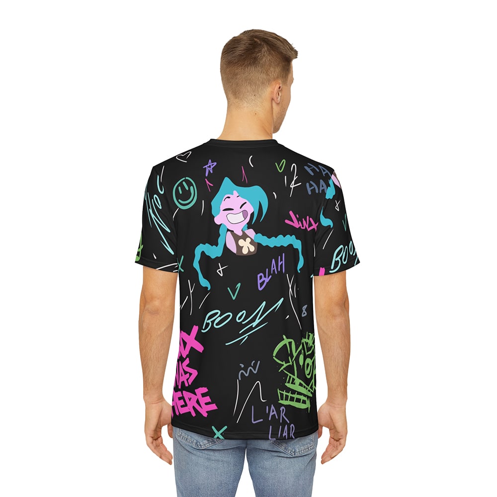 Jinx Graffiti Arcane League of Legends T-Shirt