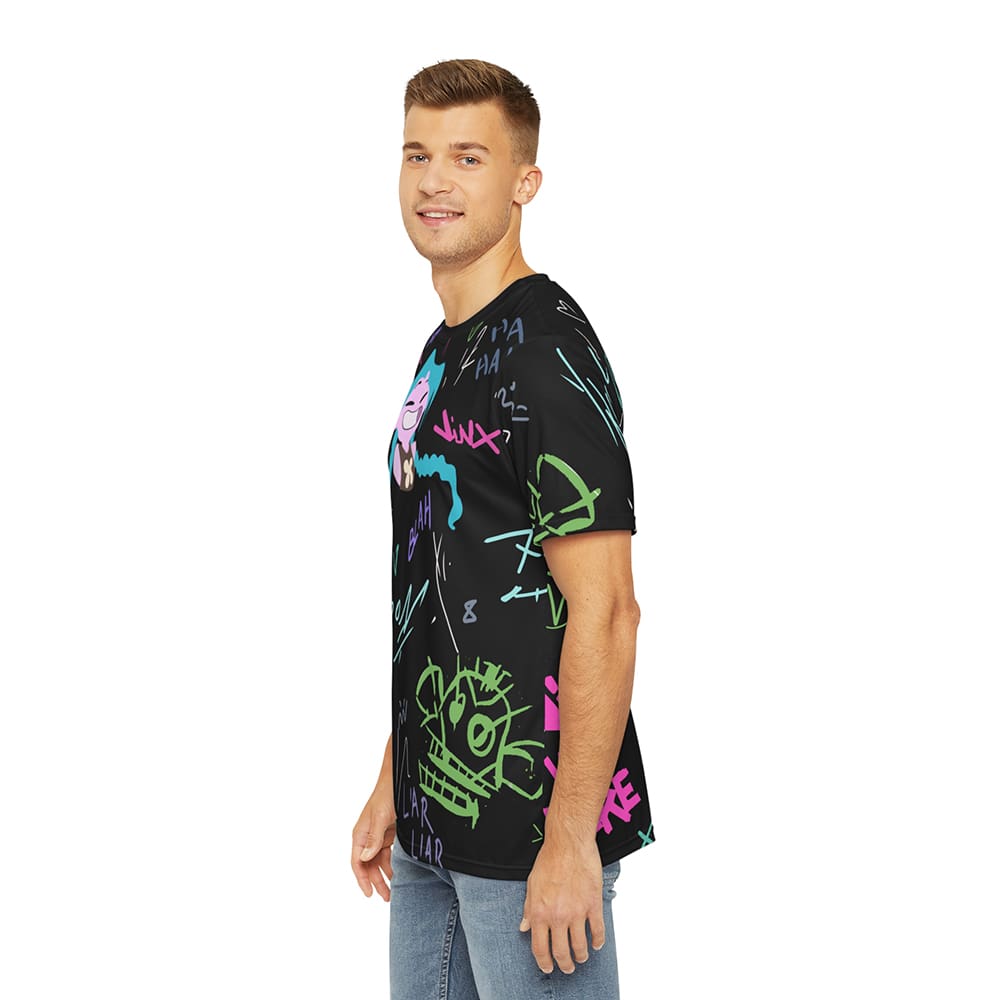 Jinx Graffiti Arcane League of Legends T-Shirt