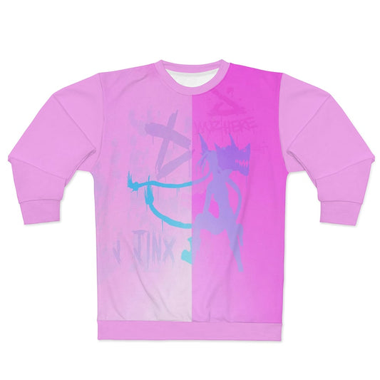 Jinx Color Overlap Arcane Sweatshirt