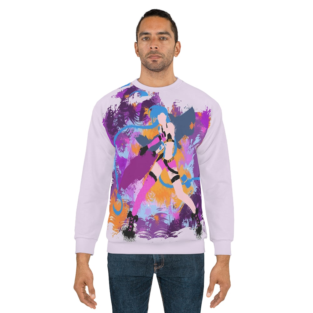 Jinx  Abstract Brushed Arcane Sweatshirt