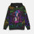 Jinx Neon Graffiti Arcane Pullover Hoodie