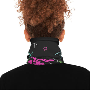 Jinx Was Here Graffit Neck Gaiter Bandana Scarf