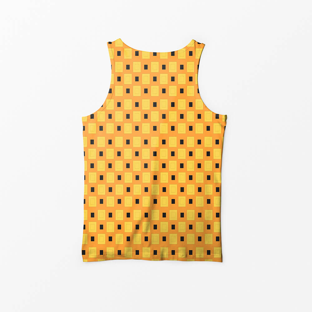 JoJo Narancia Yellow Black Pattern Tank Top
