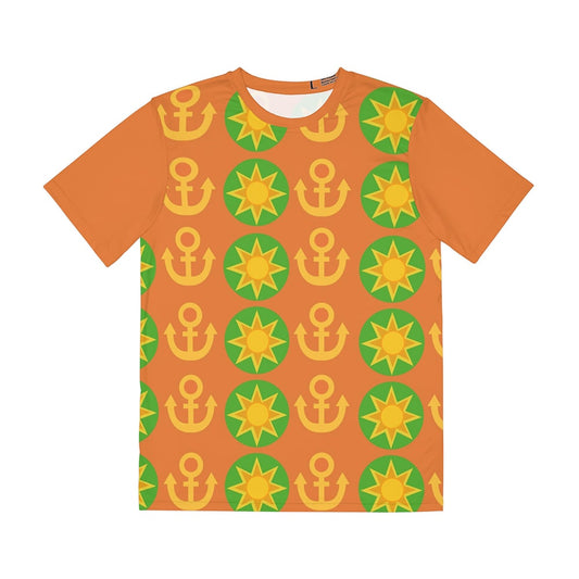 JoJo's Bizarre Adventure Jotsuke Higashikata Emblem Pattern T-Shirt