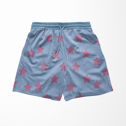 Johnny JoJo Cosplay Pattern Mesh shorts