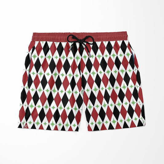 Joker Harley Quinn starburst Board Shorts