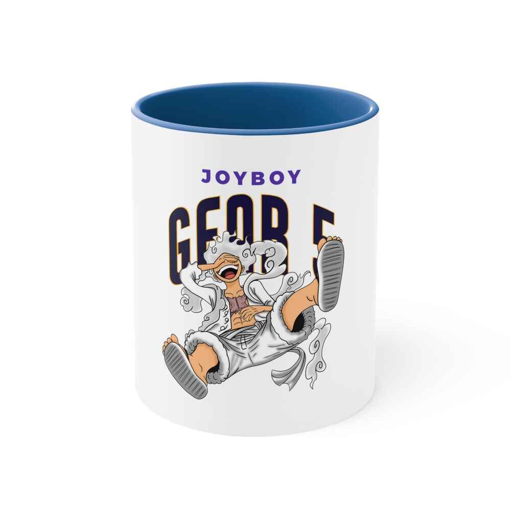 One Piece Joy Boy Luffy Gear 5 Accent Coffee Mug