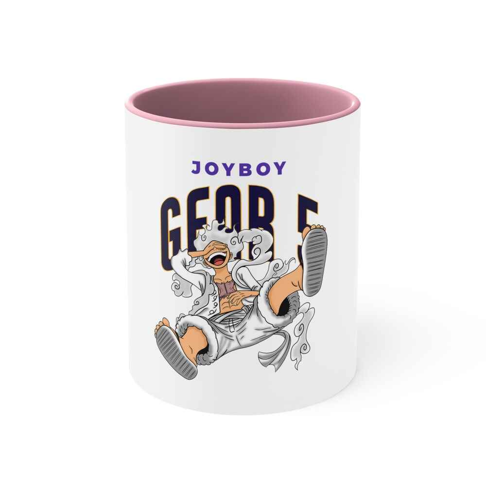 One Piece Joy Boy Luffy Gear 5 Accent Coffee Mug