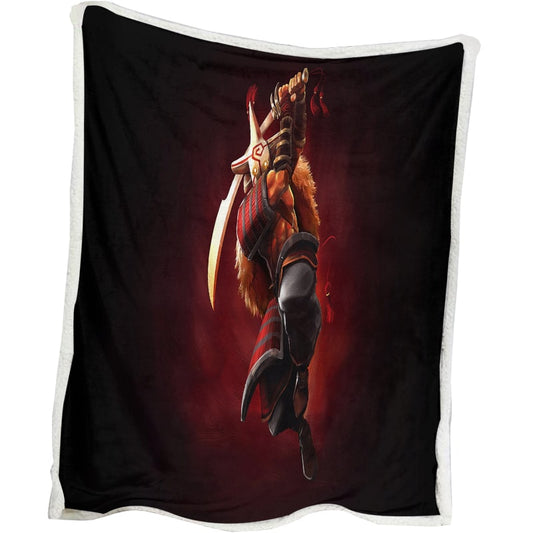 Juggernaut All Attack Dota Attack Embossed Blanket