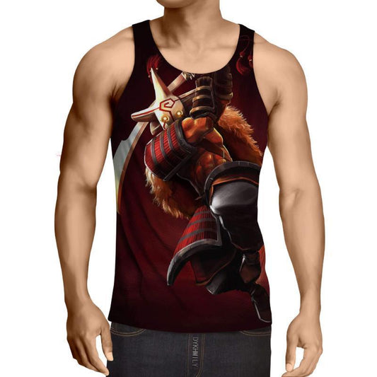 Juggernaut Blade Fury 3D Printed Juggernaut Tank Top - Anime Wise