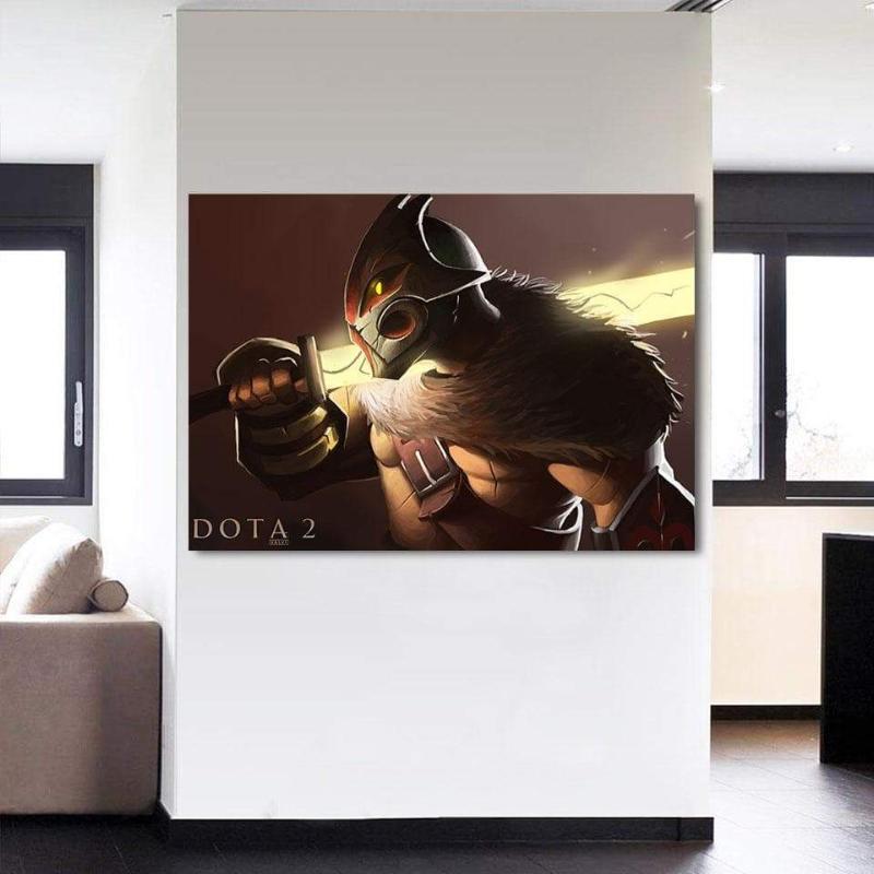 Juggernaut Brown Angry Style Canvas