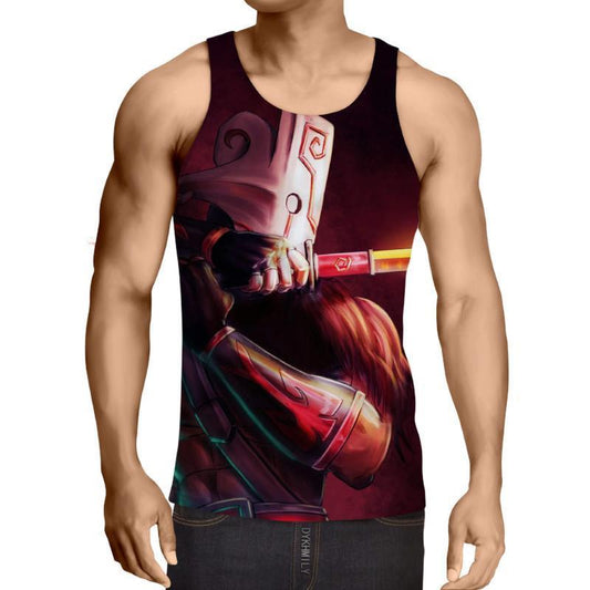 Juggernaut Cool Sword 3D Printed Juggernaut Tank Top - Anime Wise