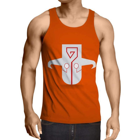 Juggernaut Orange Logo 3D Printed Juggernaut Tank Top