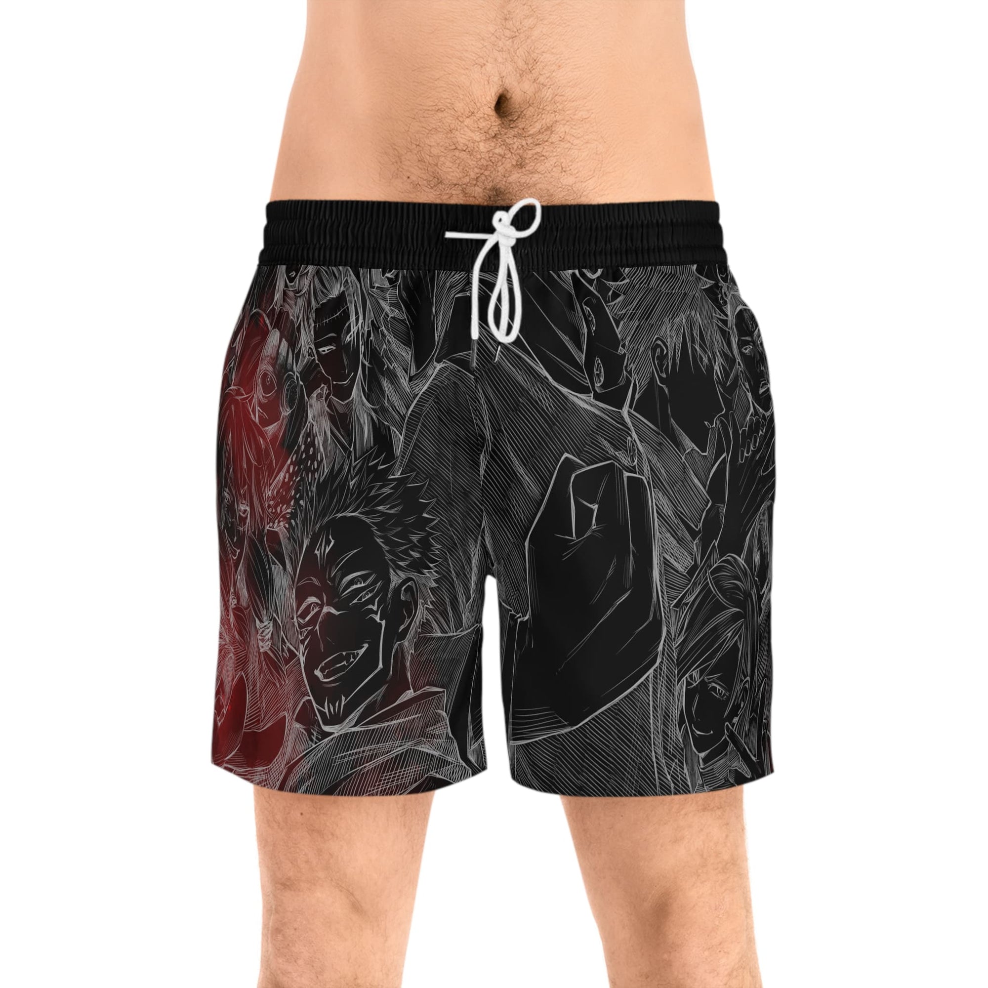 Jujtsu Kaisen All Curse Blend Board Shorts