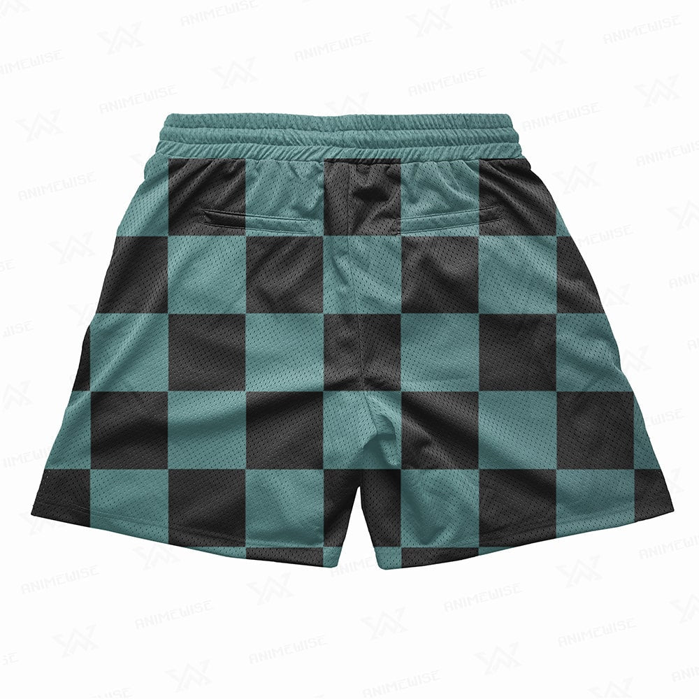 Tanjiro Kamado Demon Slayer Mesh Shorts