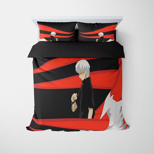 Tokyo Ghoul Kaneki Ken Ghoul Modern Pattern Stitched Comforter Bedding