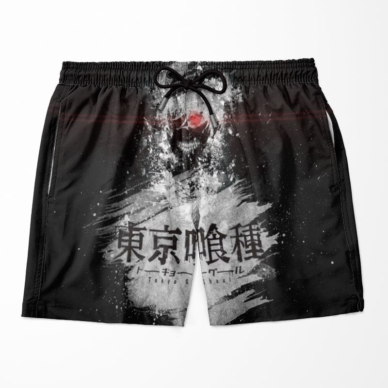 Kaneki Tokyo Ghoul Dimond Brushed Tokyo Ghoul Shorts