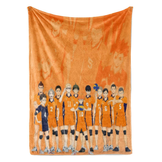 Karasuno All stars Print Haikyuu Throw Blanket