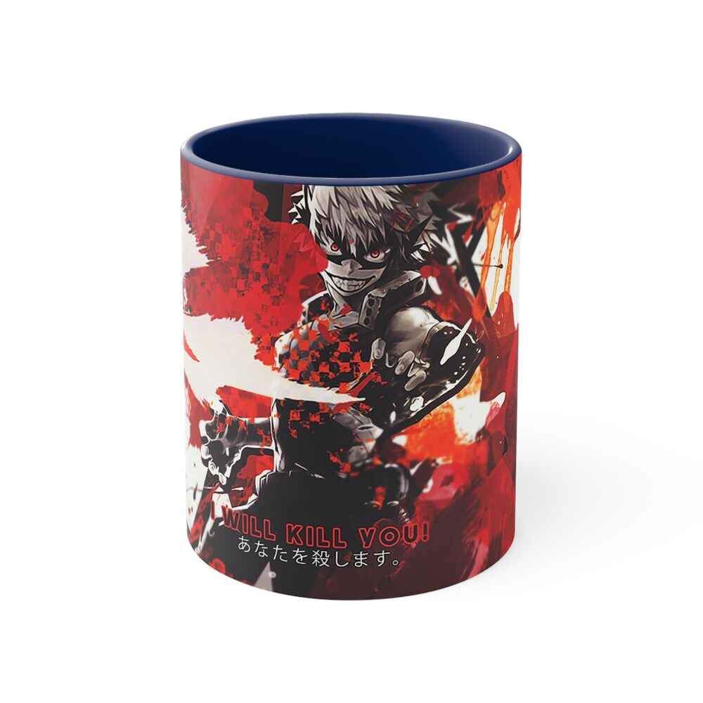 Katsuki Bakugou I Will Kill You My Hero Academia Accent Coffee Mug