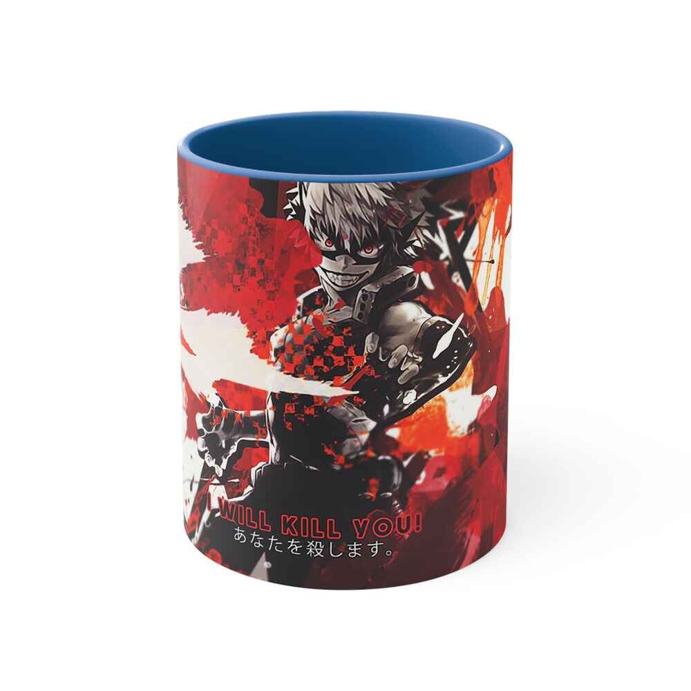 Katsuki Bakugou I Will Kill You My Hero Academia Accent Coffee Mug
