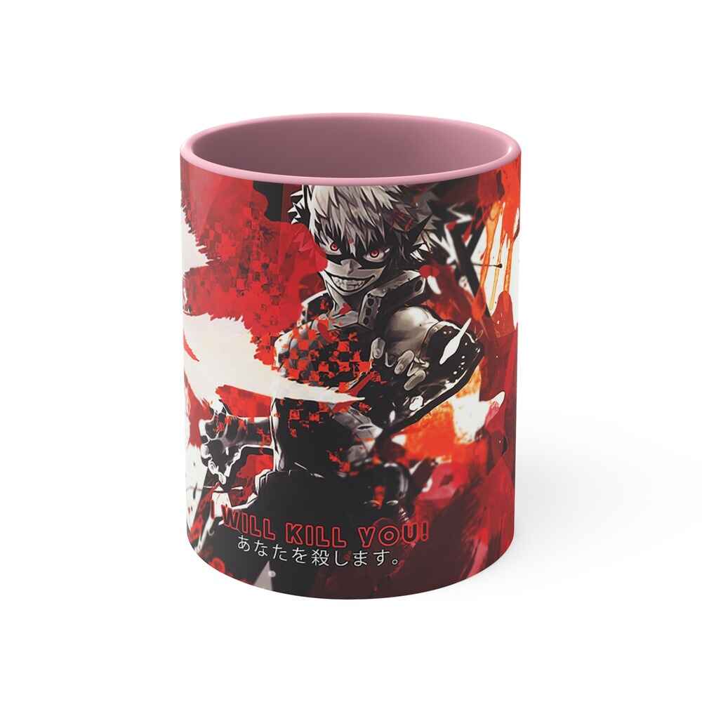 Katsuki Bakugou I Will Kill You My Hero Academia Accent Coffee Mug
