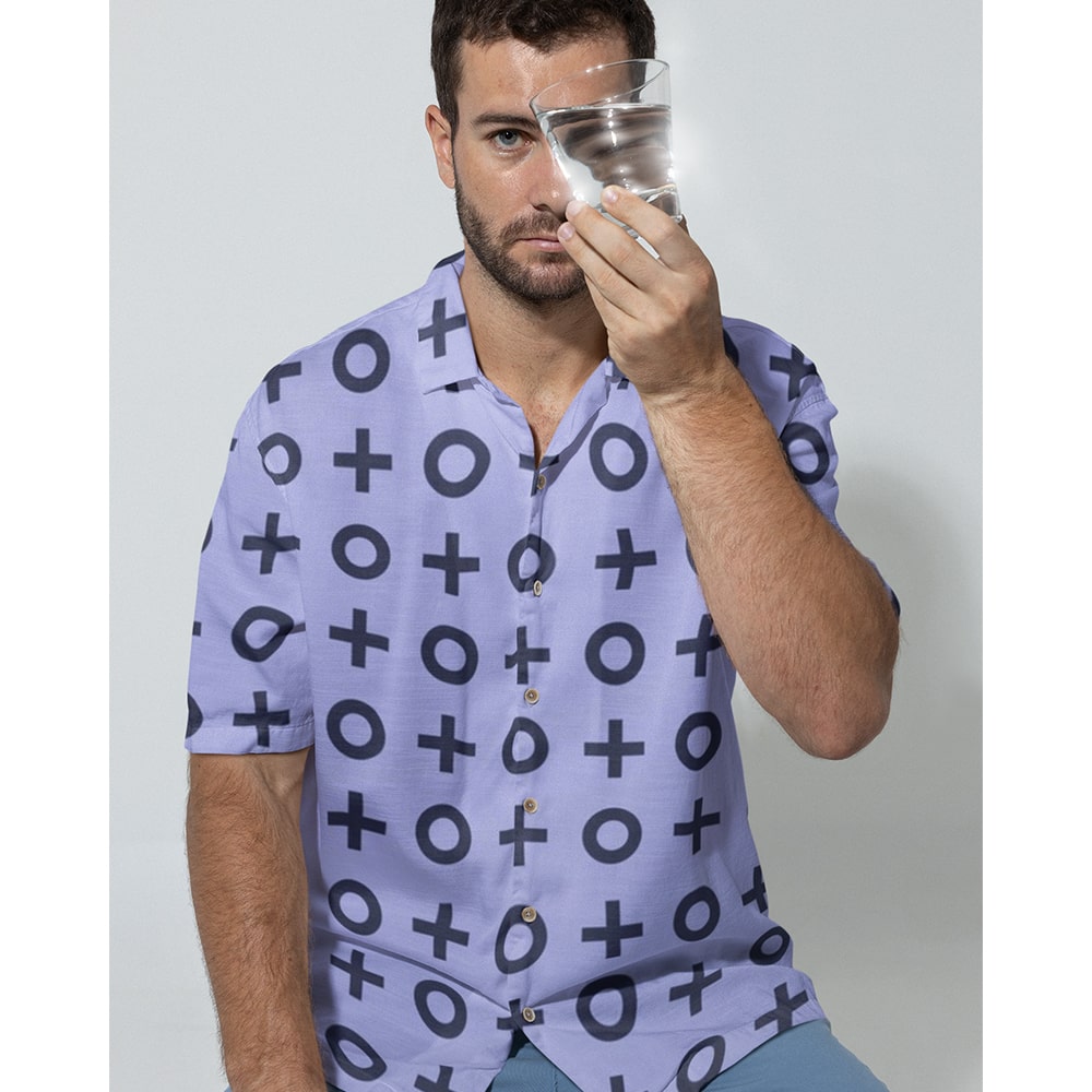 Kujo Jojo Pattern Hawaiian Shirt