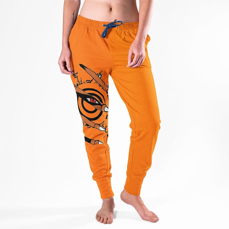 Kurama Nine Tail Fox Spirit Seal Sweatpants - Naruto Joggers-Joggers-Activewear,Akatsuki,Joggers,Naruto,Naruto Joggers,Sweatpants