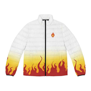 Kyojuro Rengoku Flame Hashira Classic Demon Slayer Puffer Jacket