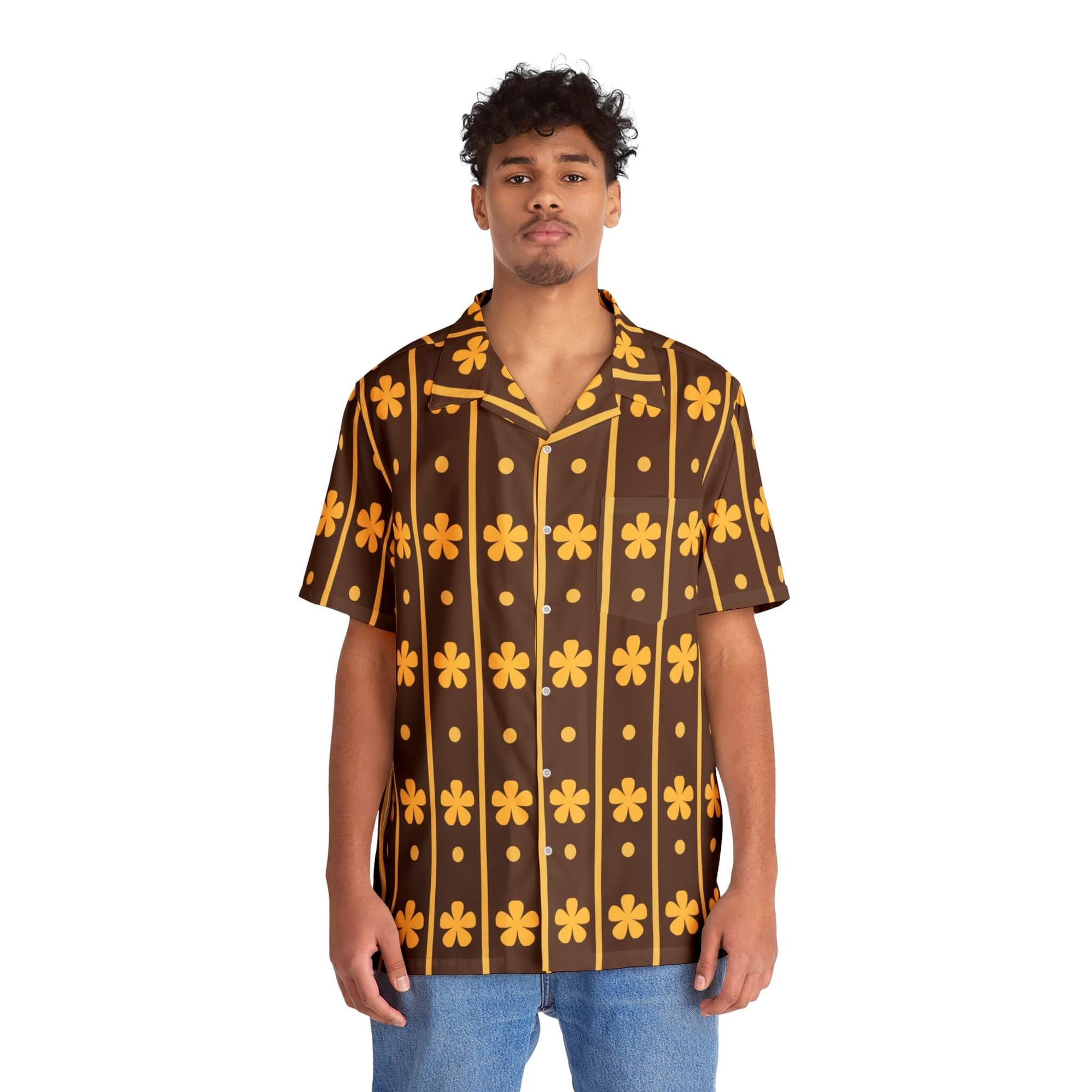 Trafalgar D. Water Law Wano Pattern One Piece Hawaiian Shirt