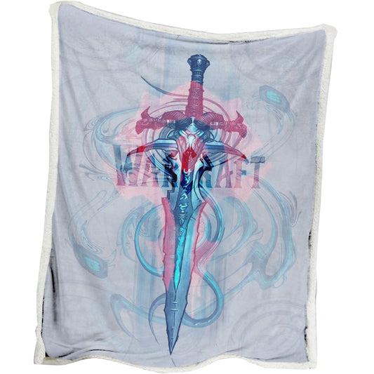 Warcraft Lich King Warcraft Sword Fusion World Of Warcraft Horde Gaming Blanket