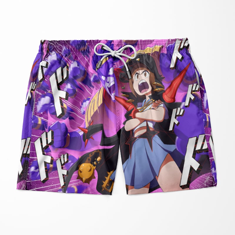 Mako Two Star Goku Uniform Tsumugu Kinagase Self Embossed Shorts