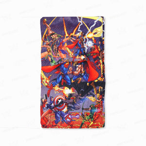 All Comic Heroes Fight Duvet Cover set