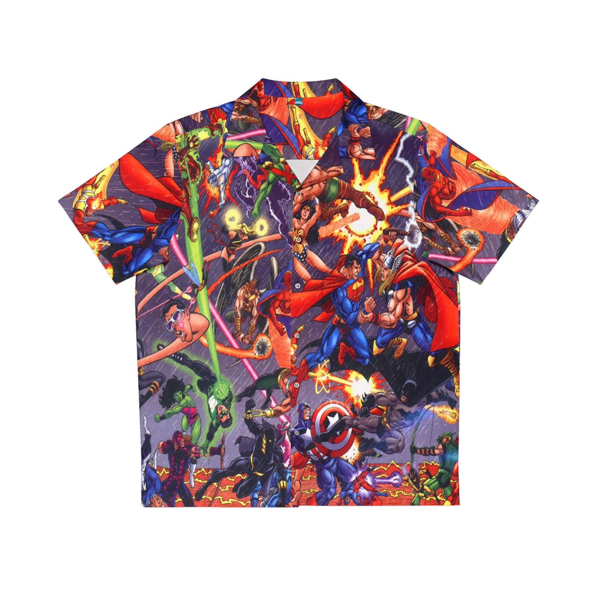 All Comic Hero Fight Hawaiian Shirt