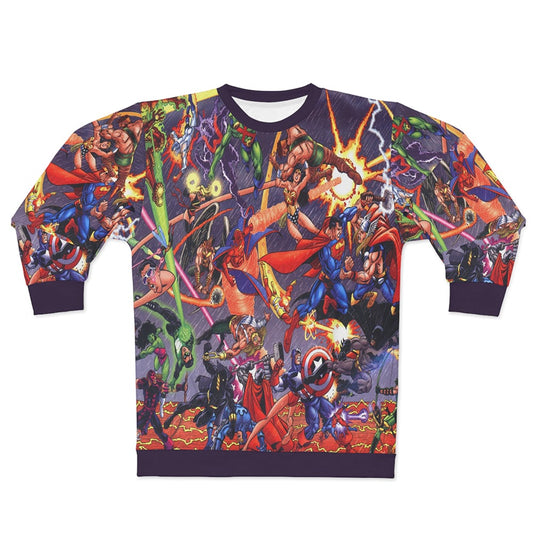 Marvel DC All Heroes Fight Sweatshirt